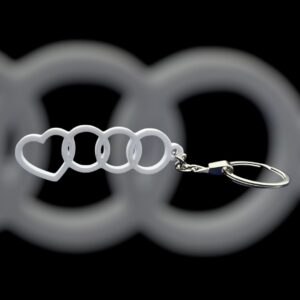 Ключодържател Audi лого сърце